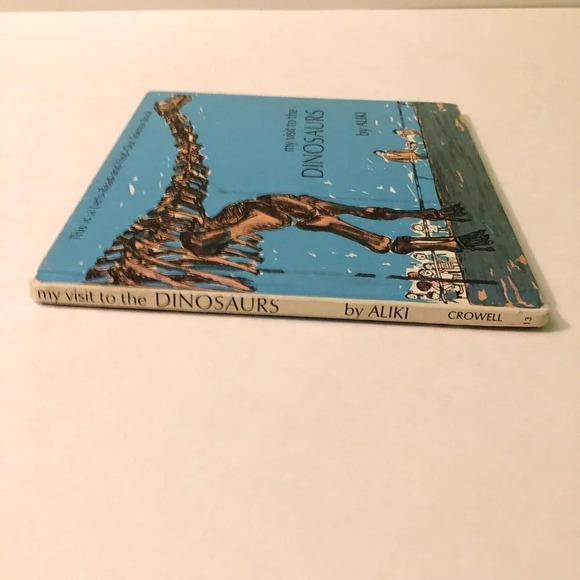 Vintage 1969 My Visit to the Dinosaurs by Aliki Science Book - Picture 4 of 16